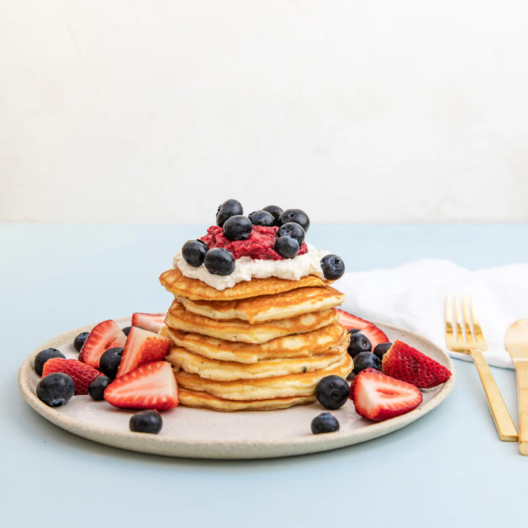 Blueberry & Ricotta Protein Pancakes - Image 3
